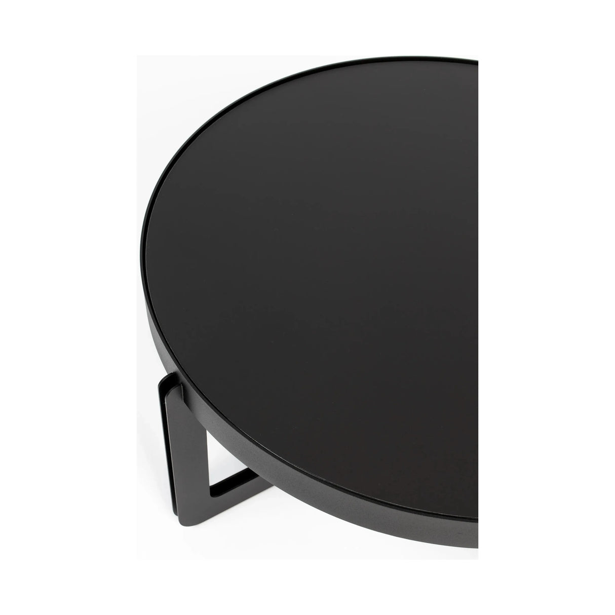 Couchtisch Centre Rund Schwarz 68x68cm von Zuiver – Produktbild 3