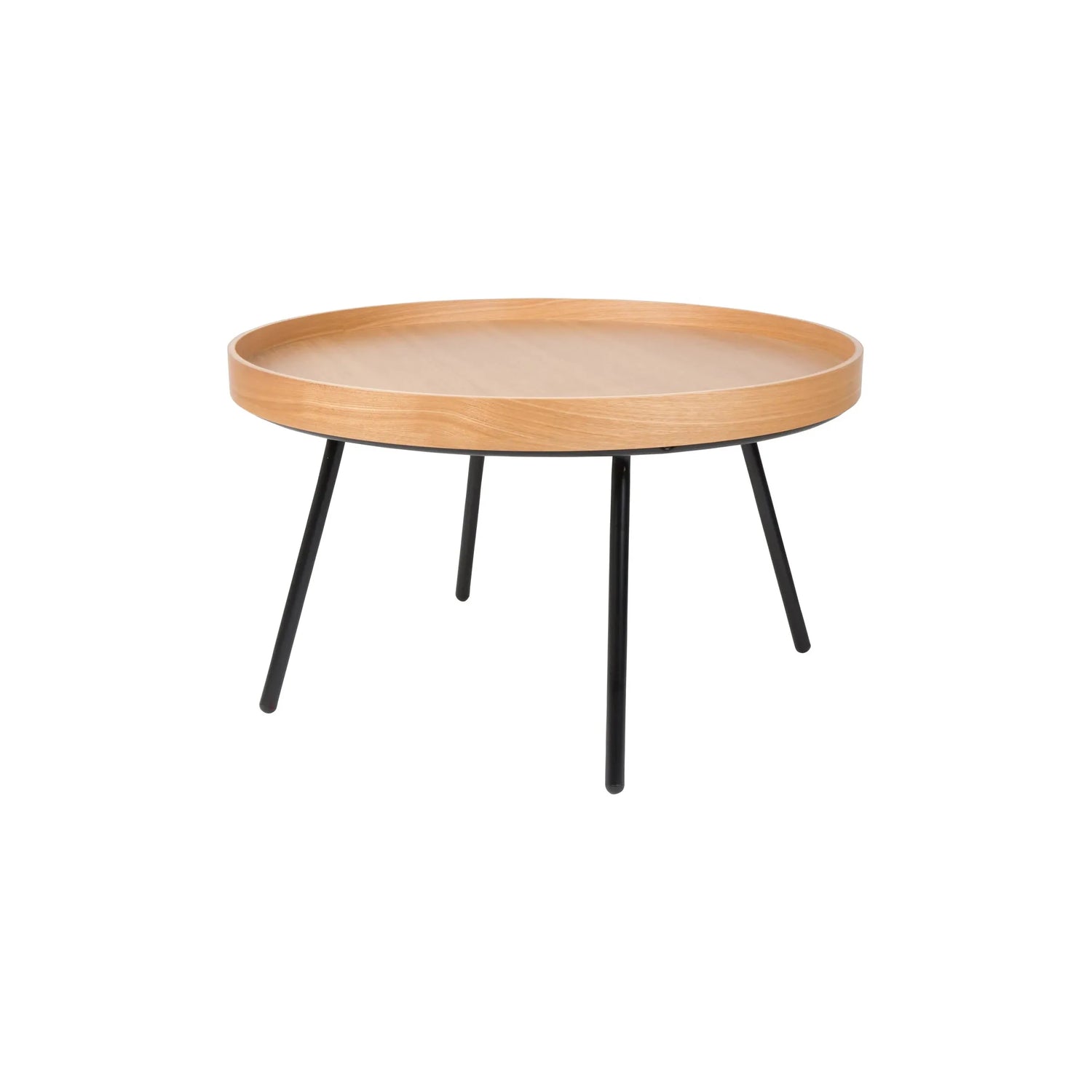 Eiche Tablett Couchtisch 78x78cm von Zuiver – Produktbild 1