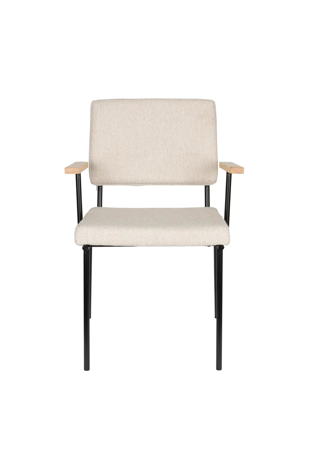 Essstuhl Fellow in Off-White, 57.5×60×85 cm von Zuiver – Produktbild 5