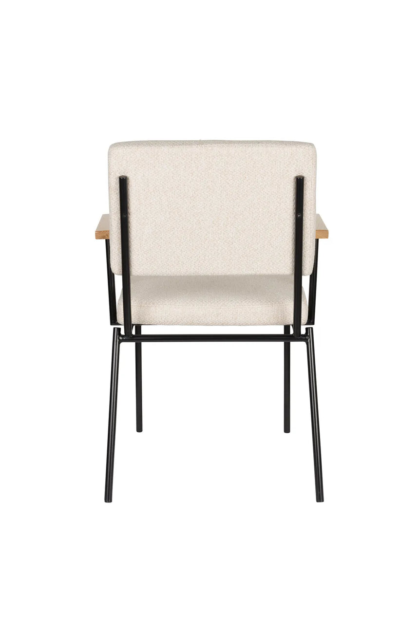 Essstuhl Fellow in Off-White, 57.5×60×85 cm von Zuiver – Produktbild 6