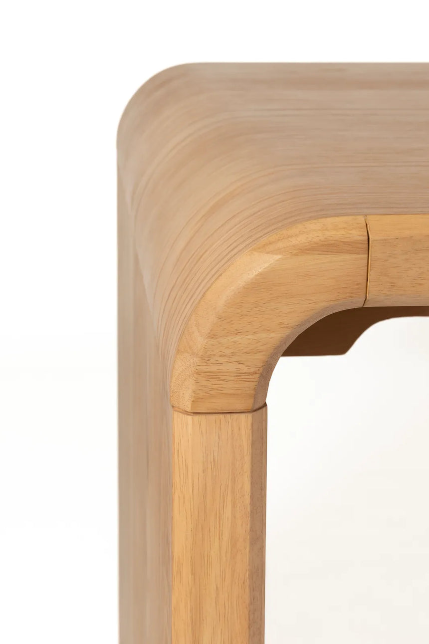 Esstisch Brave aus Eichenfurnier und Massivholz Gummibaum in Braun, 160x80x75 cm von Zuiver – Produktbild 5