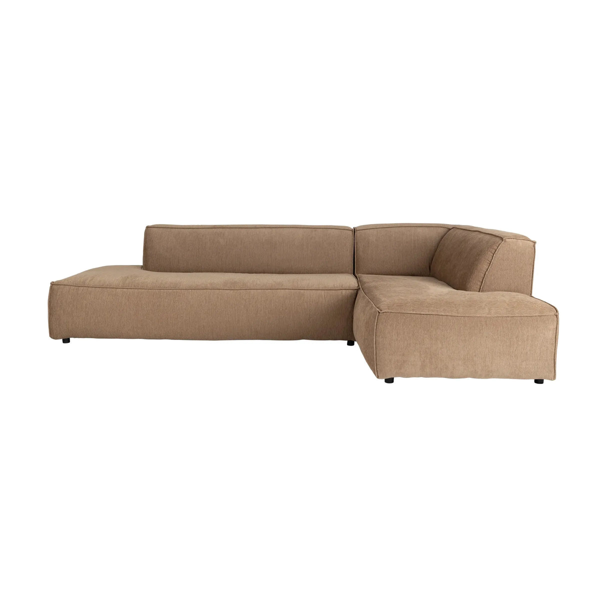 Fat Freddy Rippen Sofa Rechts Karamell 308x188cm von Zuiver – Produktbild 1