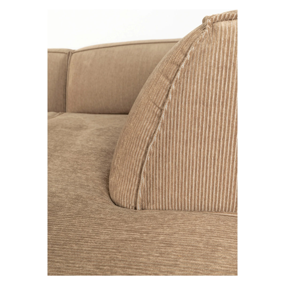 Fat Freddy Rippen Sofa Rechts Karamell 308x188cm von Zuiver – Produktbild 3