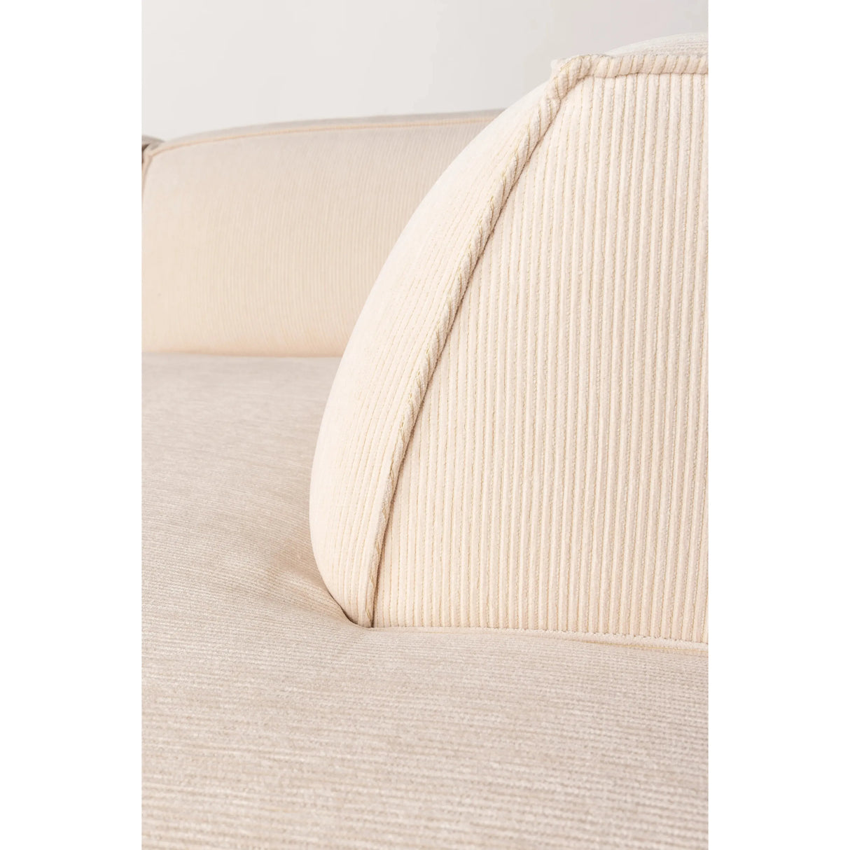 Fat Freddy Rippen Sofa Rechts Natur 308x188cm von Zuiver – Produktbild 3