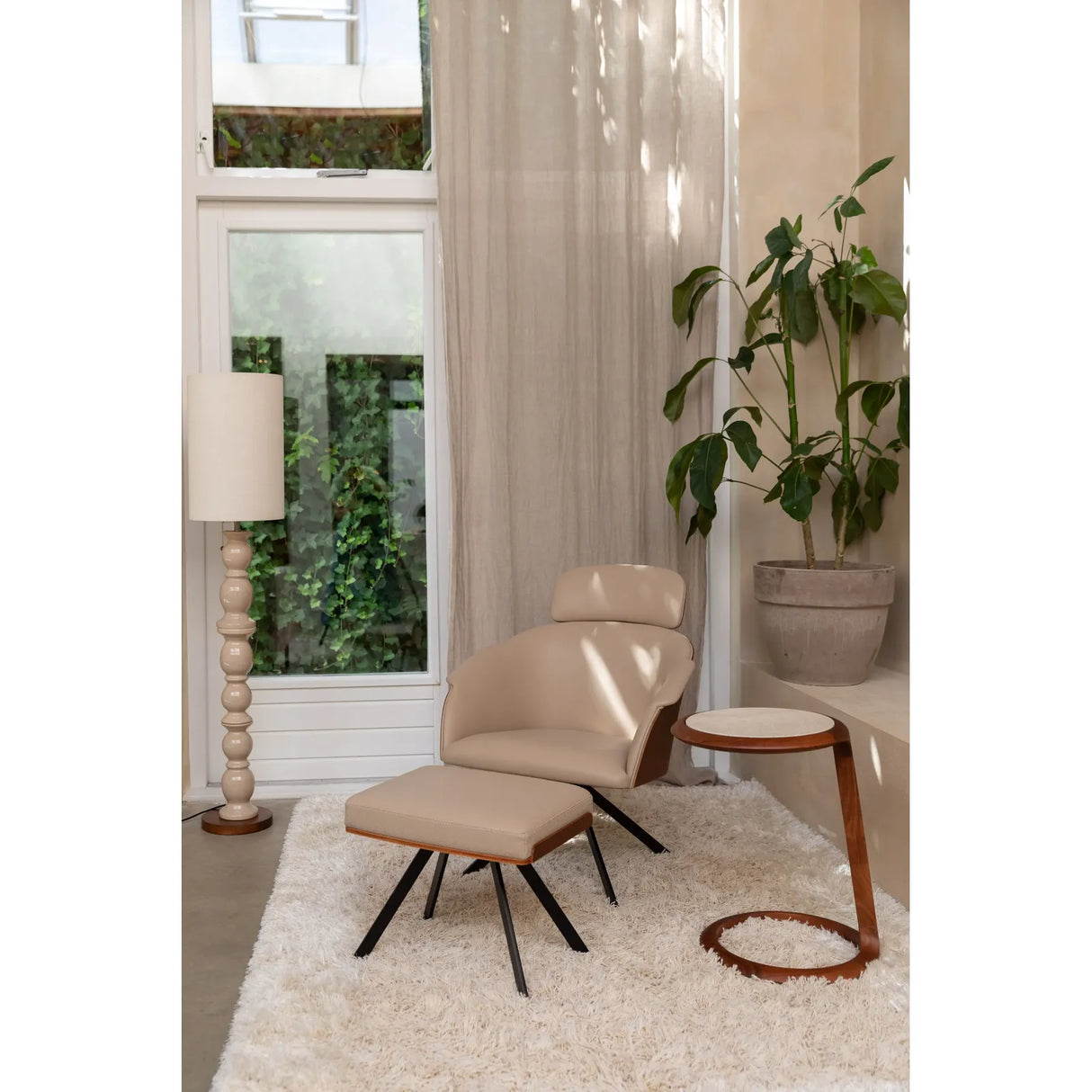 Frie Lounge Sessel 71x71x86 cm - ZEN ZONE Furniture