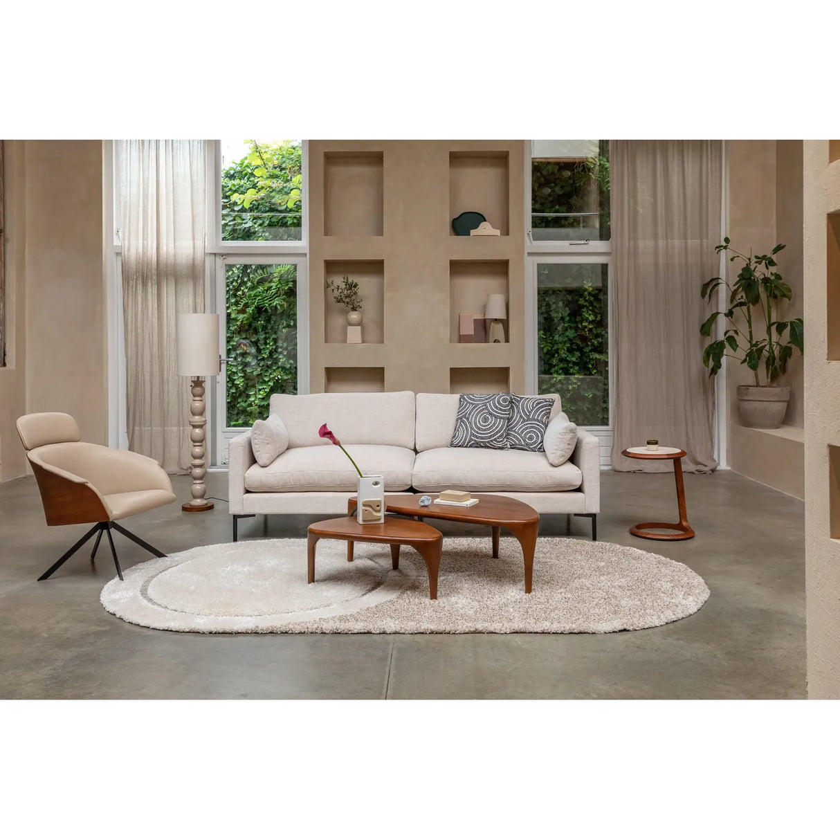 Frie Lounge Sessel 71x71x86 cm - ZEN ZONE Furniture