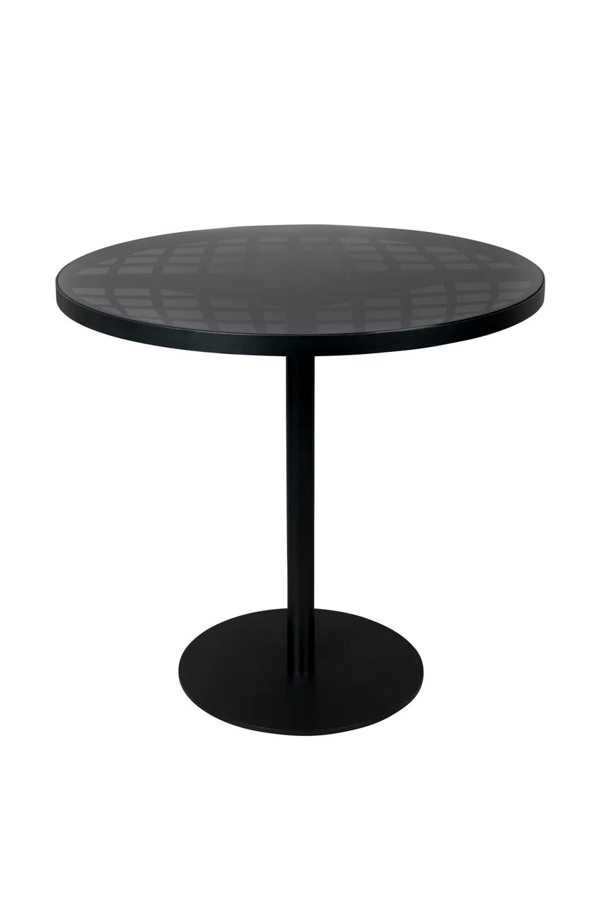 Gartentisch Albert Garden Bistro aus Aluminium, mit Glasplatte, 80x80x76 cm von Zuiver – Produktbild 1