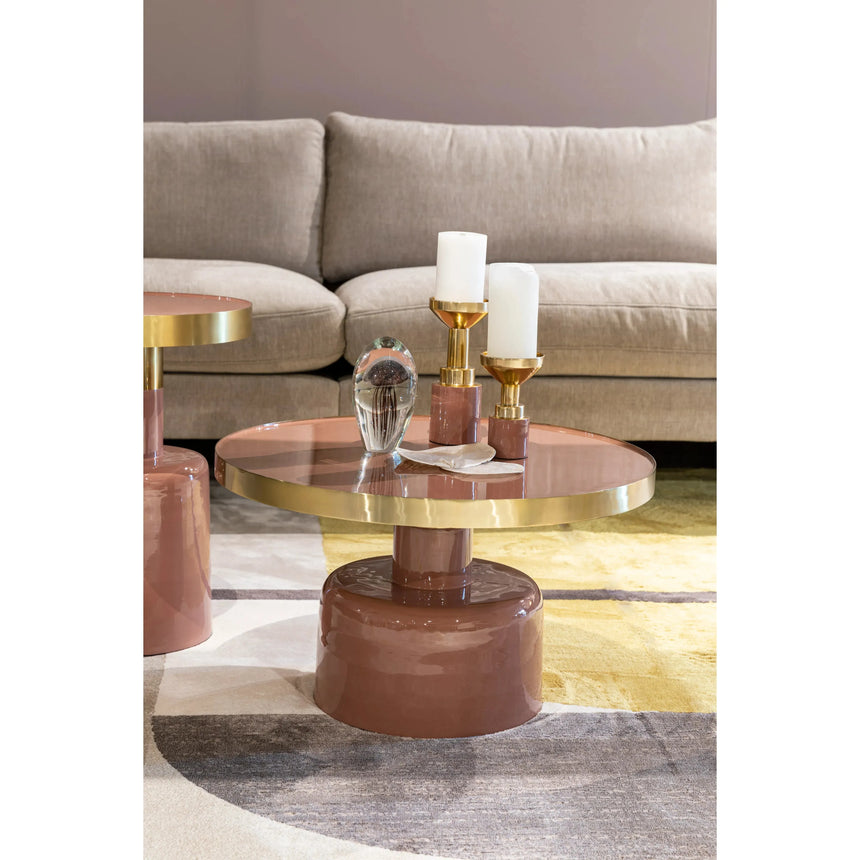 Glam Couchtisch Pink 60x60cm von Zuiver – Produktbild 4