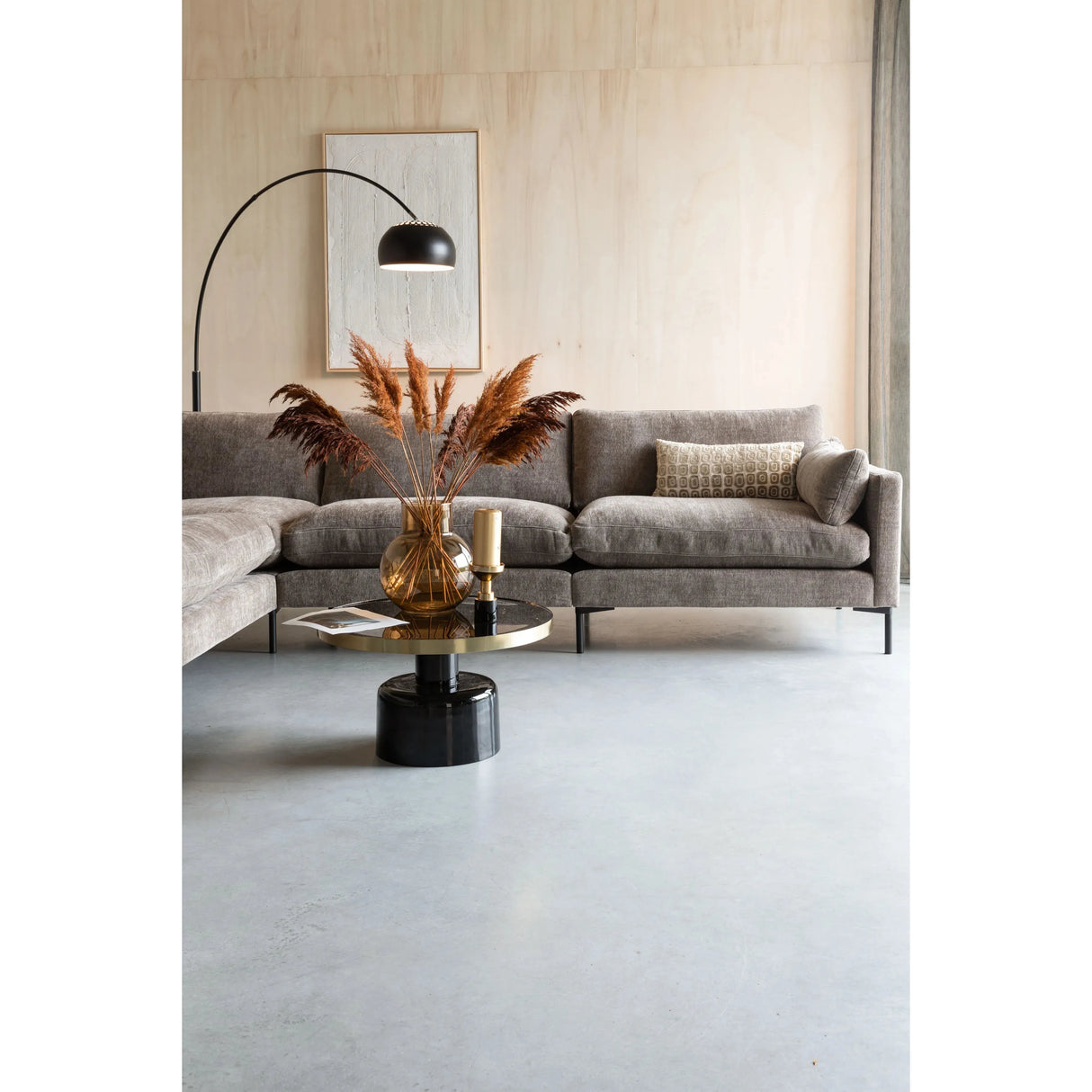 Glam Couchtisch Schwarz 60x60cm von Zuiver – Produktbild 7