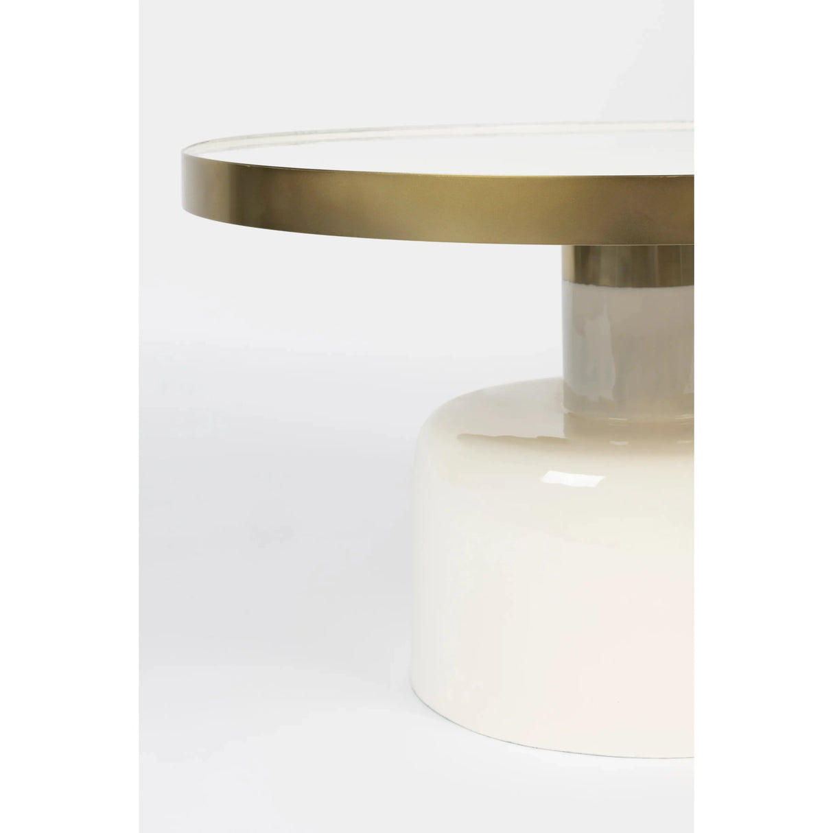 Glam Couchtisch Weiss 60x60cm von Zuiver – Produktbild 3