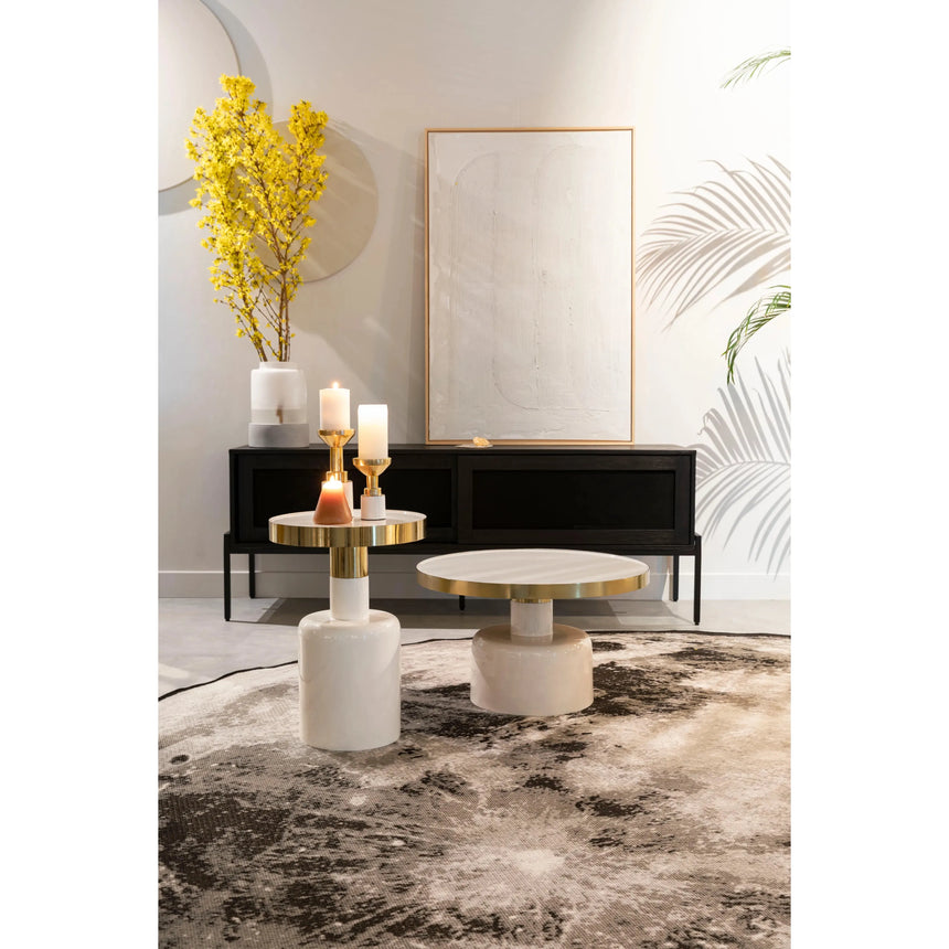 Glam Couchtisch Weiss 60x60cm von Zuiver – Produktbild 6