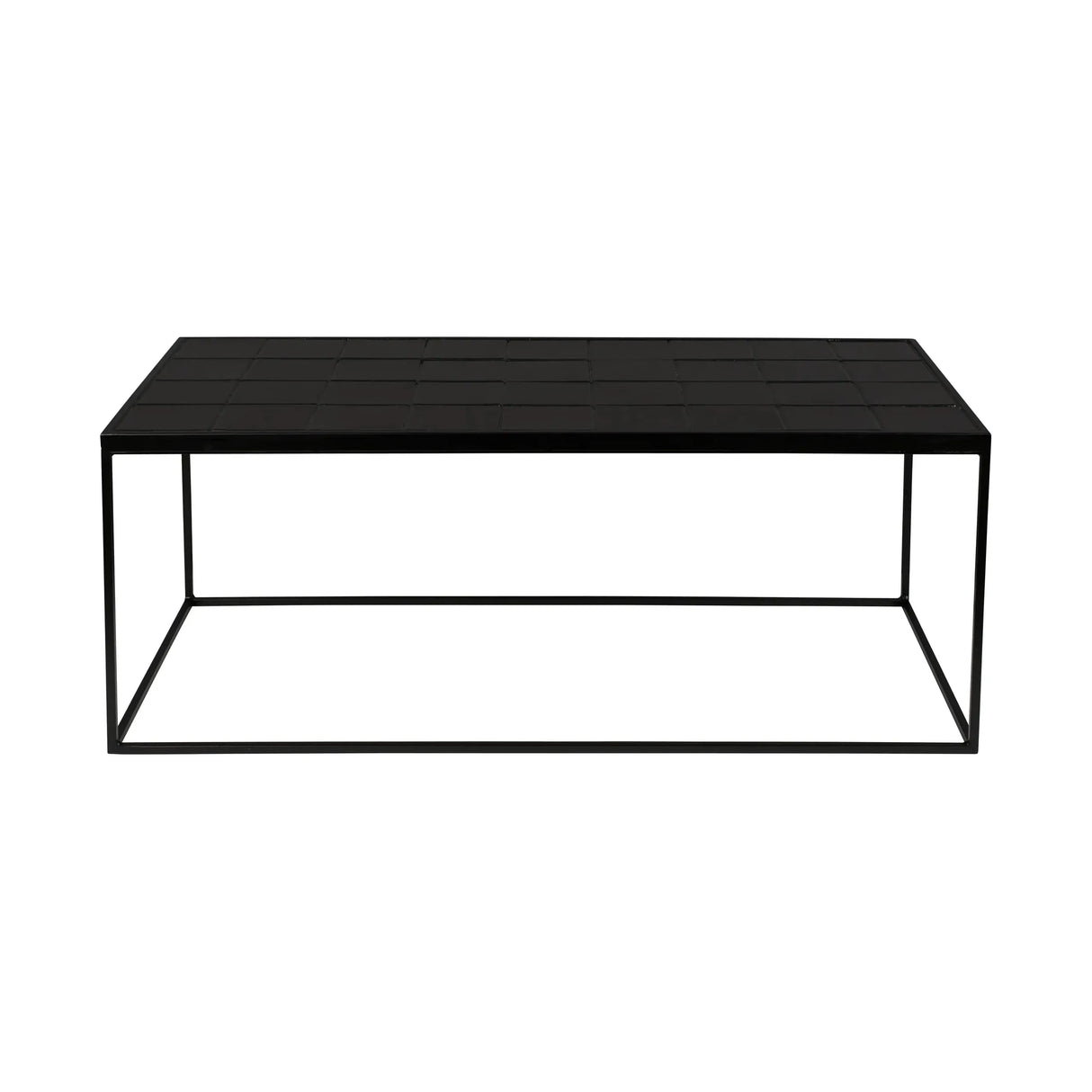 Glazed Couchtisch Schwarz 93x43cm von Zuiver – Produktbild 1