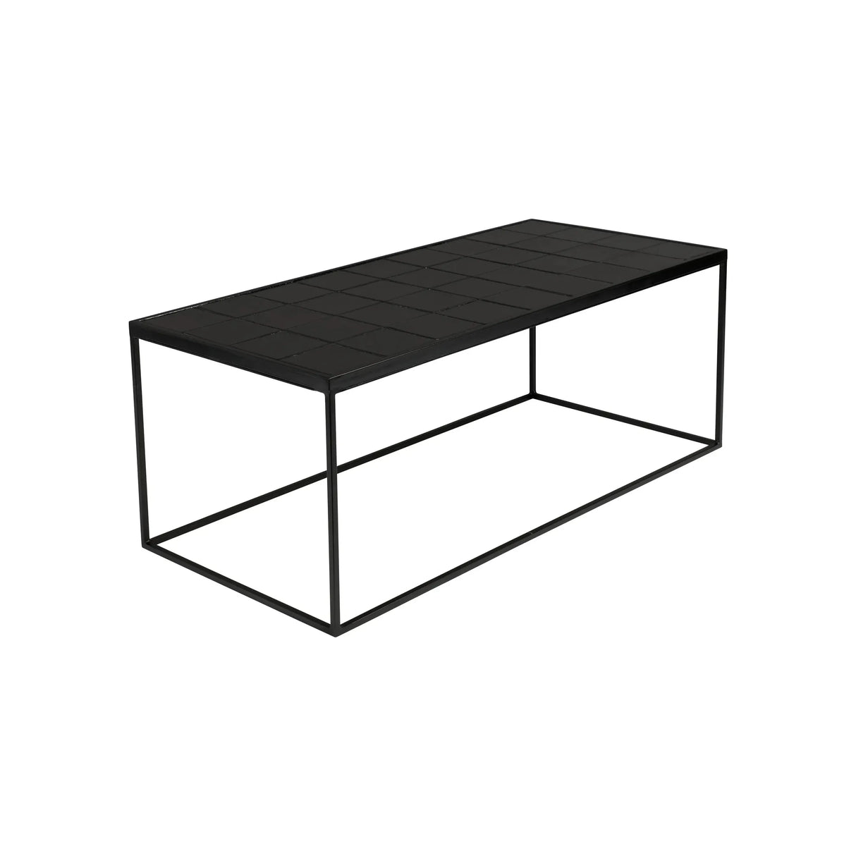 Glazed Couchtisch Schwarz 93x43cm von Zuiver – Produktbild 2