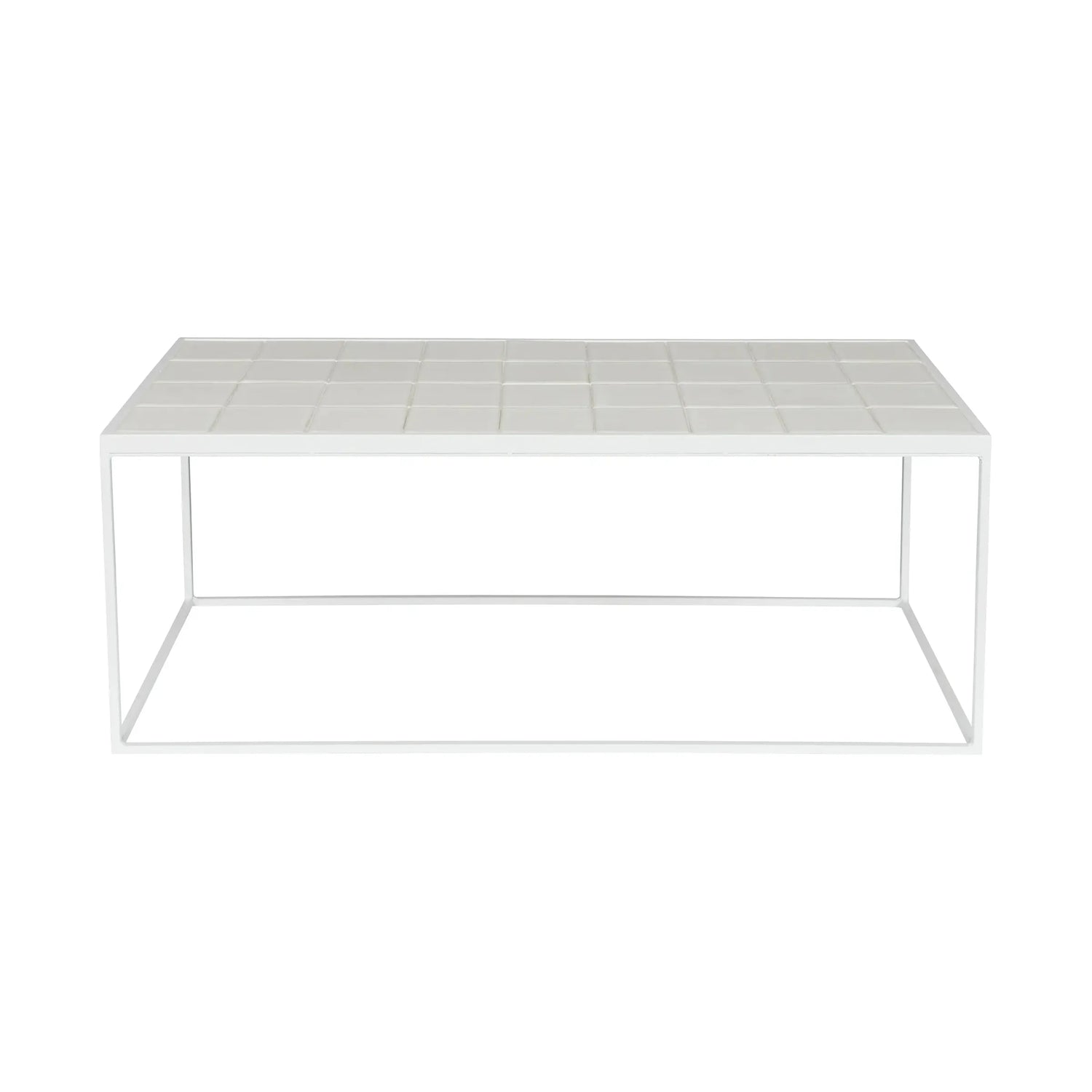 Glazed Couchtisch Weiss 93x43cm von Zuiver – Produktbild 1