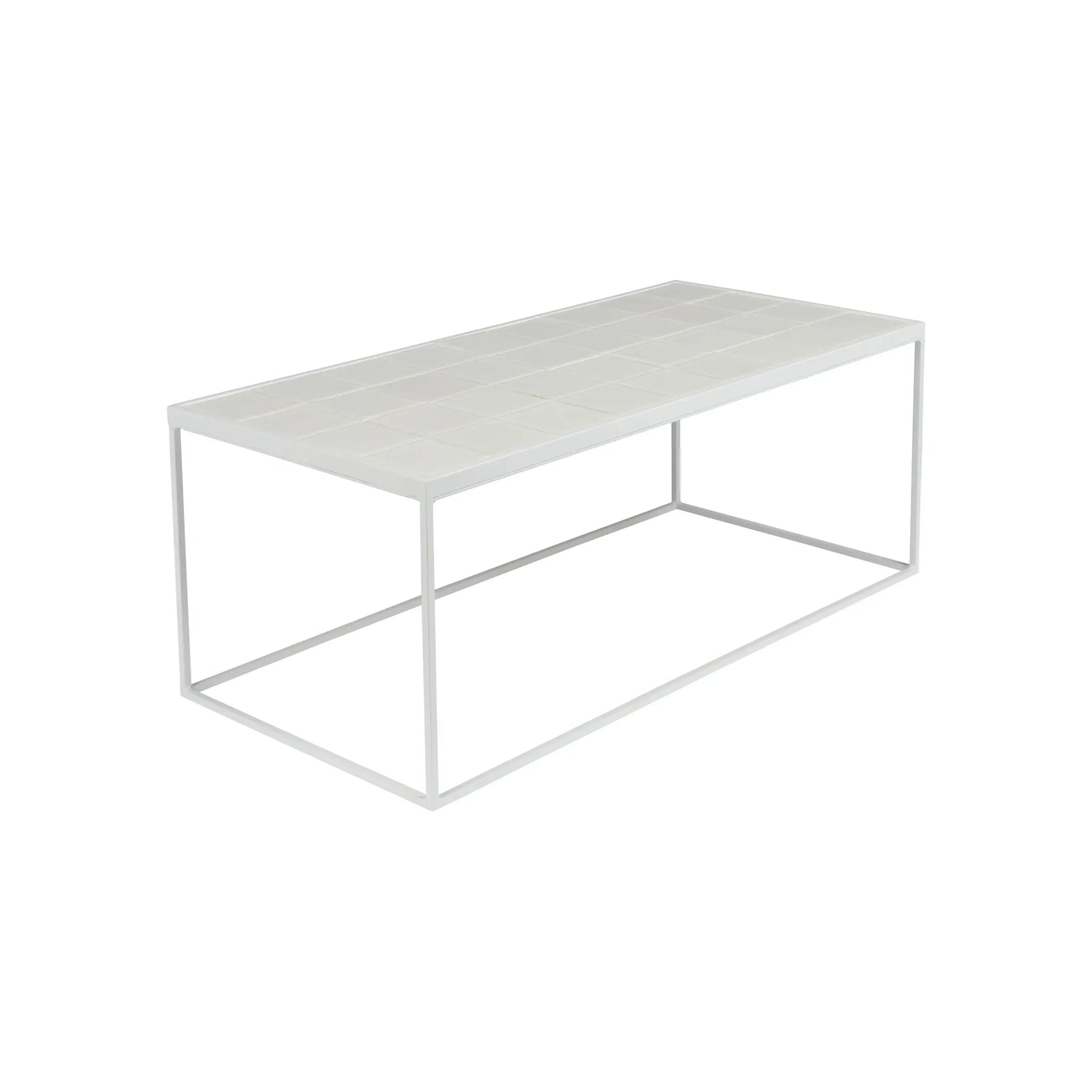 Glazed Couchtisch Weiss 93x43cm von Zuiver – Produktbild 2