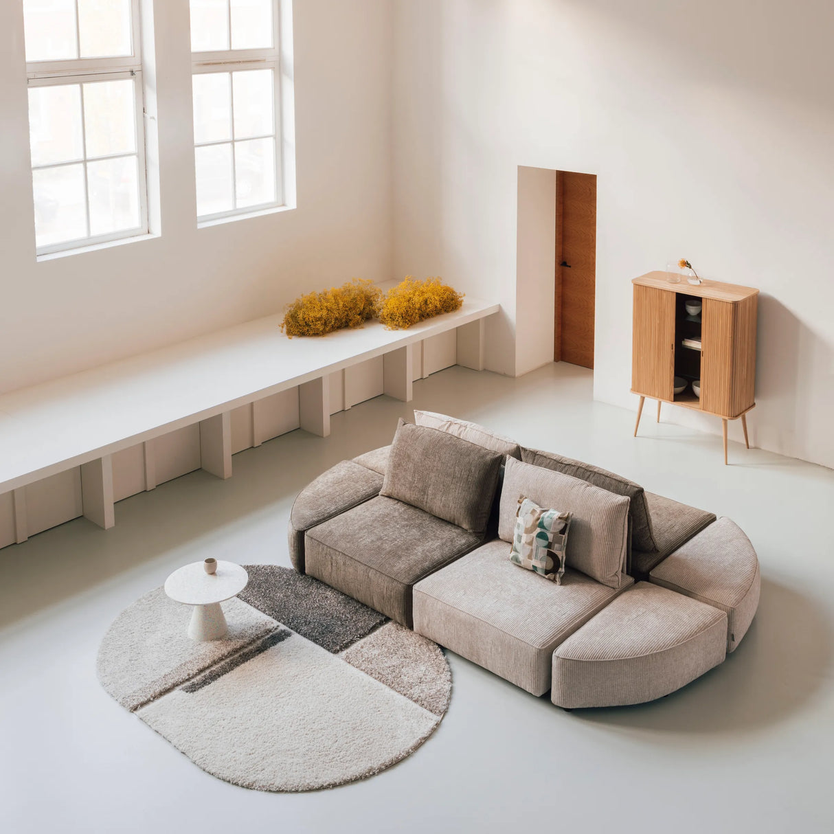 Hunter Sofa 3-Sitzer Sand 318x100cm von Zuiver – Produktbild 8