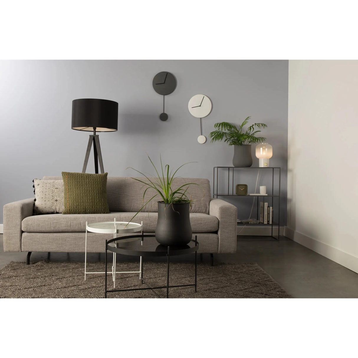 Jean Sofa 2,5-Sitzer Grau 204x90cm von Zuiver – Produktbild 8