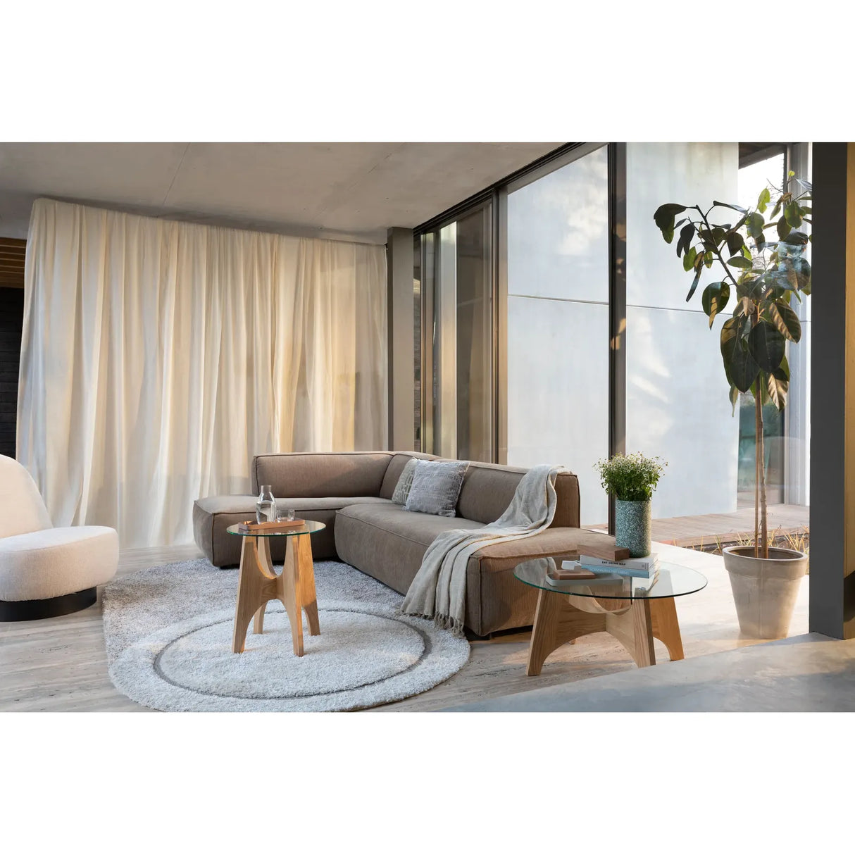 Kobe Beistelltisch rund 45x45 cm - ZEN ZONE Furniture