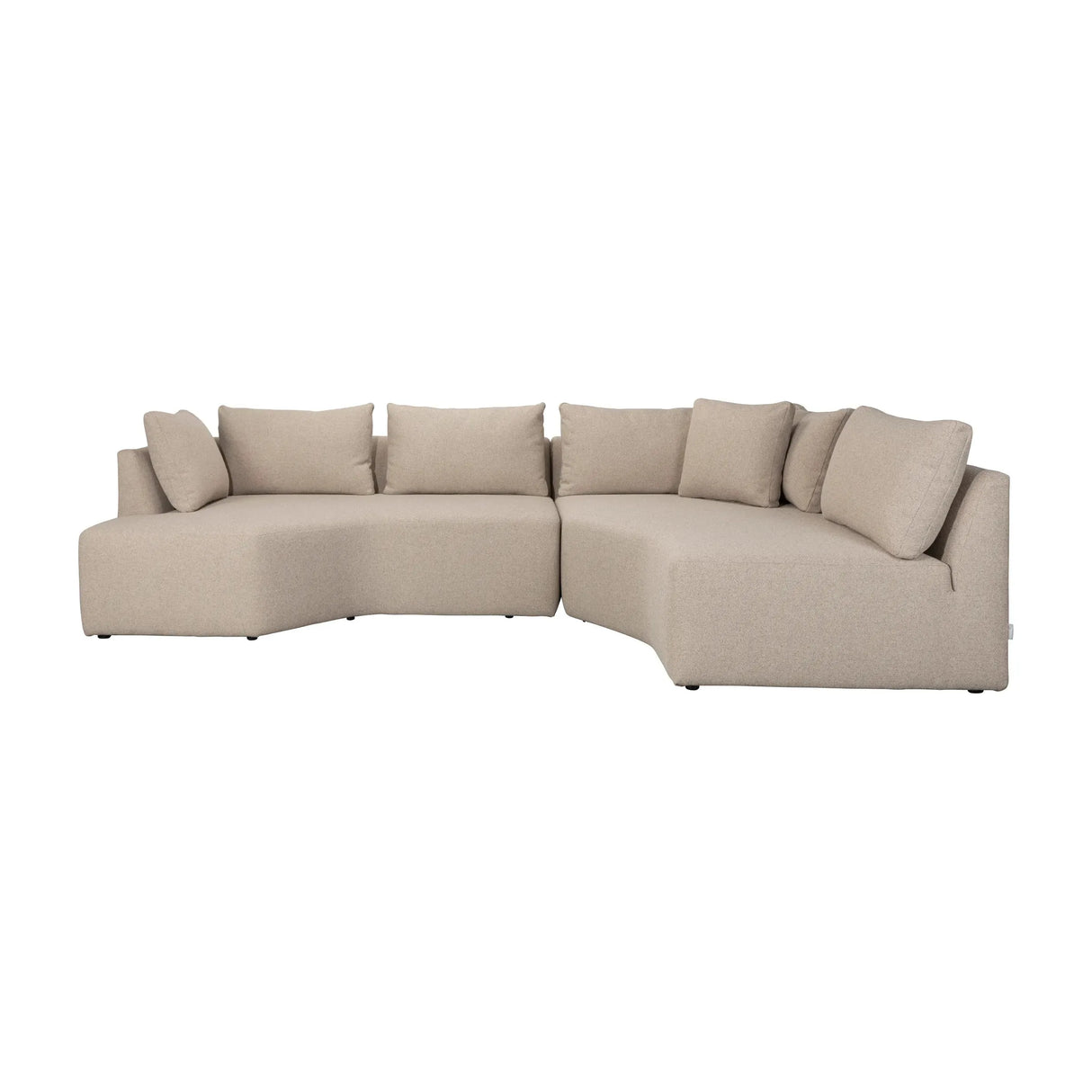 Prosper Sofa Rechts Cappuccino 355x126cm von Zuiver – Produktbild 1