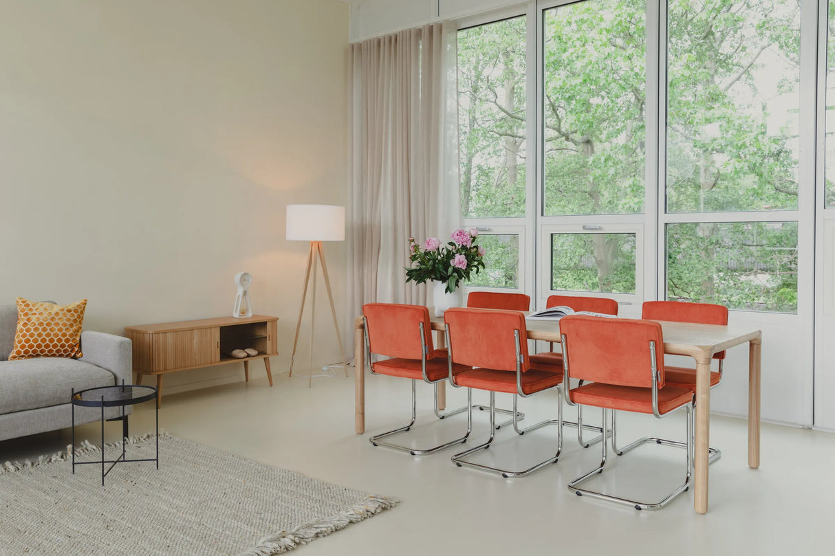 Ridge Rib Essstuhl Orange von Zuiver – Produktbild 11