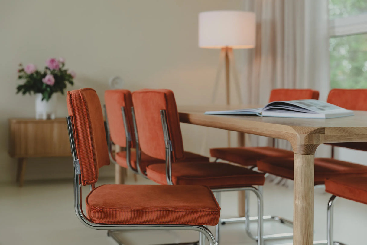Ridge Rib Essstuhl Orange von Zuiver – Produktbild 12