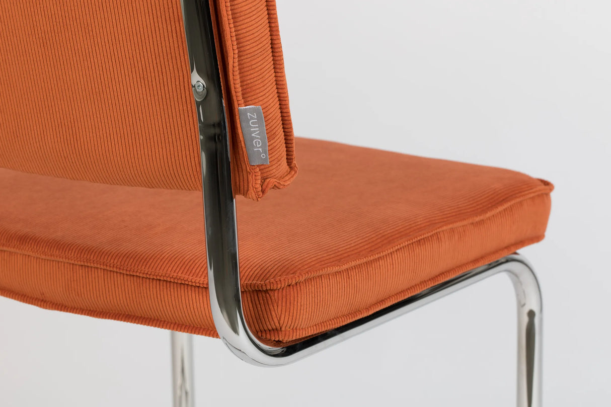 Ridge Rib Essstuhl Orange von Zuiver – Produktbild 7