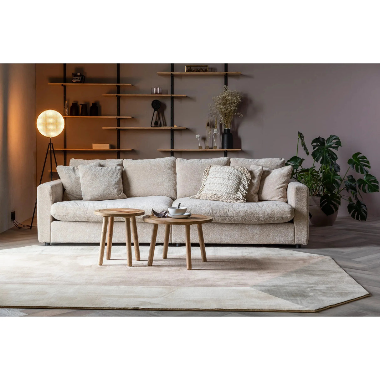Sense 3-Sitzer Sofa Nature Soft 266x113cm von Zuiver – Produktbild 10