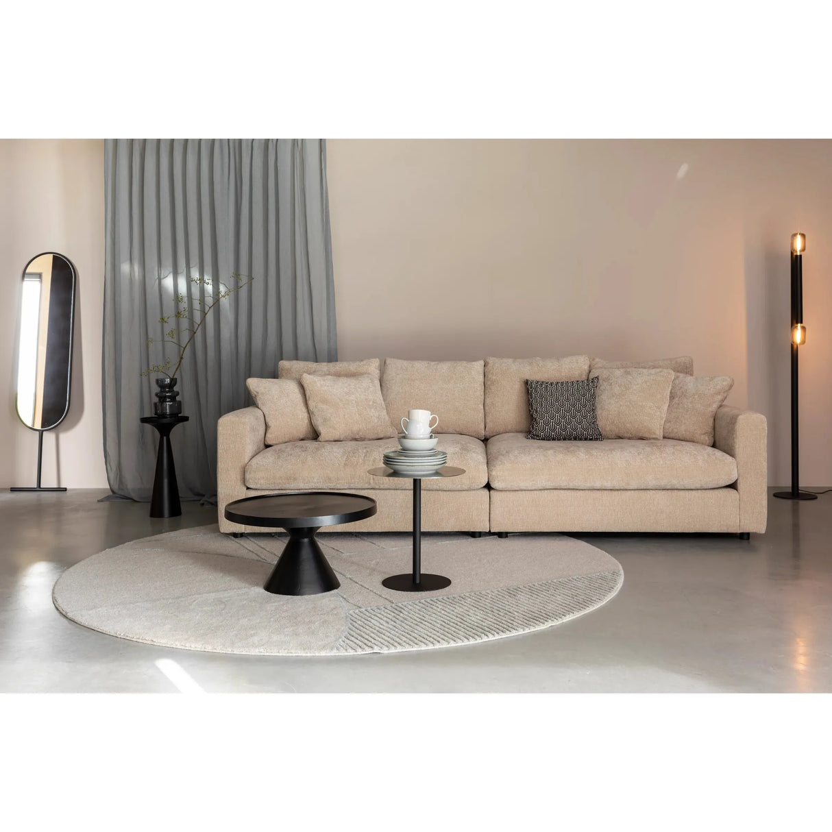 Sense 3-Sitzer Sofa Nature Soft 266x113cm von Zuiver – Produktbild 7