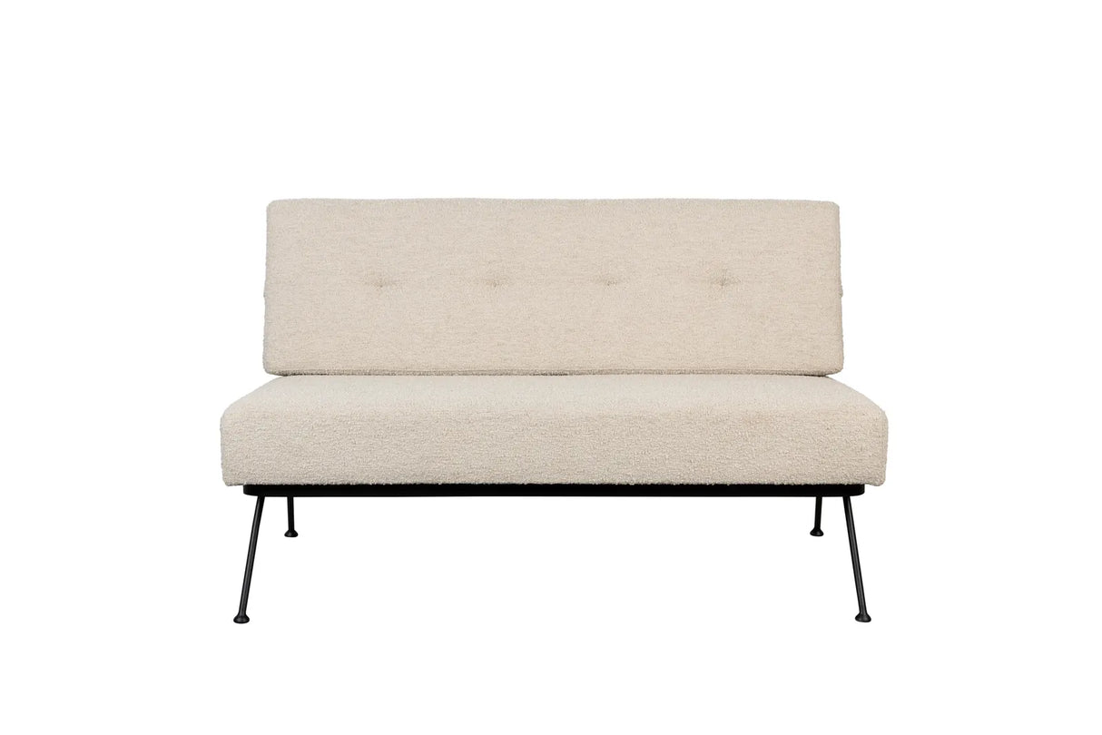 Sofa Bowie aus Stoff in Beige, 135×74×83 cm von Zuiver – Produktbild 3