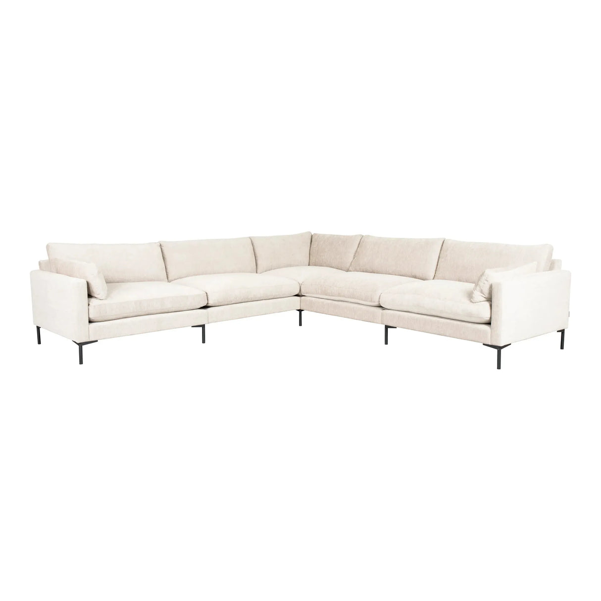 Sommer Sofa 7-Sitzer Creme 318x318cm von Zuiver – Produktbild 1