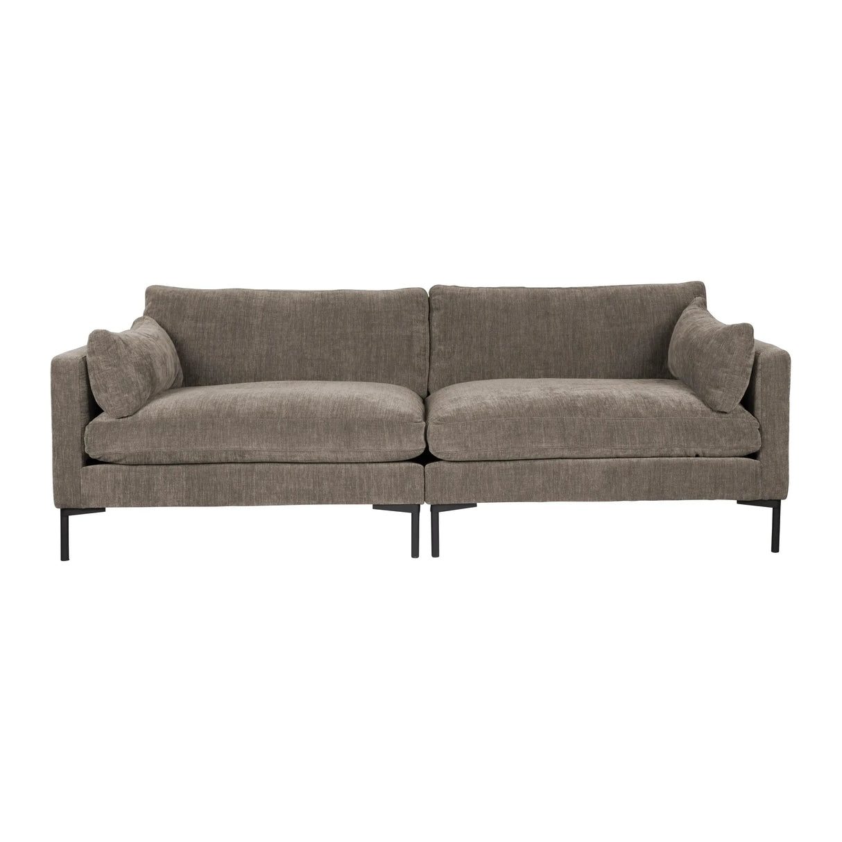 Summer 3-Sitzer Sofa Kaffee 230x101cm von Zuiver – Produktbild 1