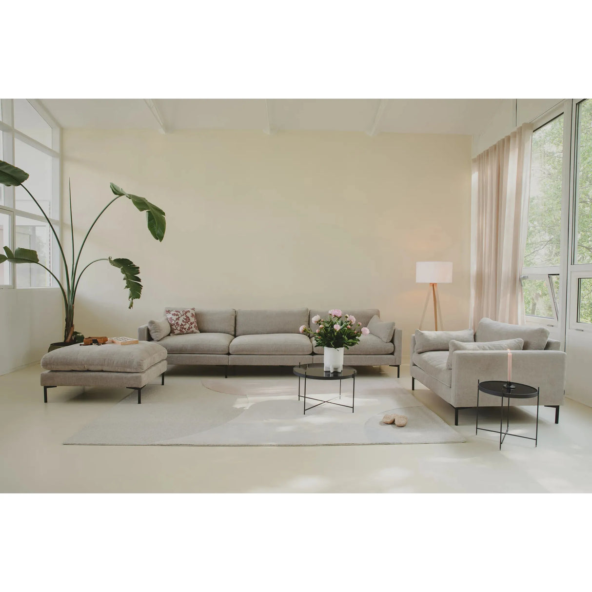 Summer 4,5-Sitzer Sofa Latte 335x101cm von Zuiver – Produktbild 9