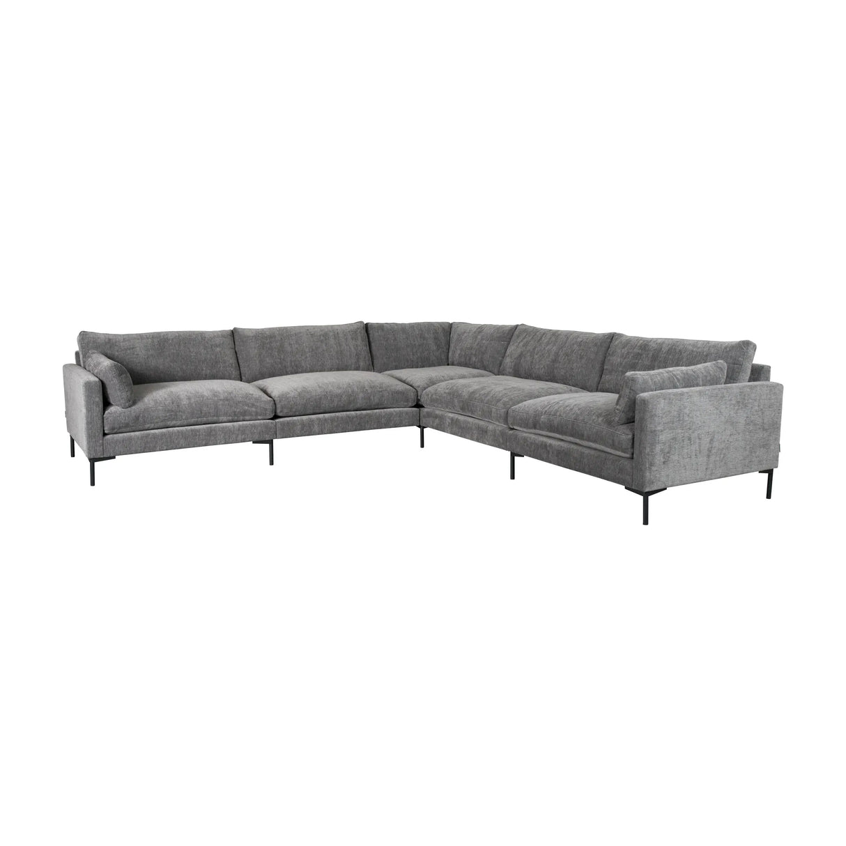 Summer 7-Sitzer Sofa Anthrazit 318x32cm von Zuiver – Produktbild 1