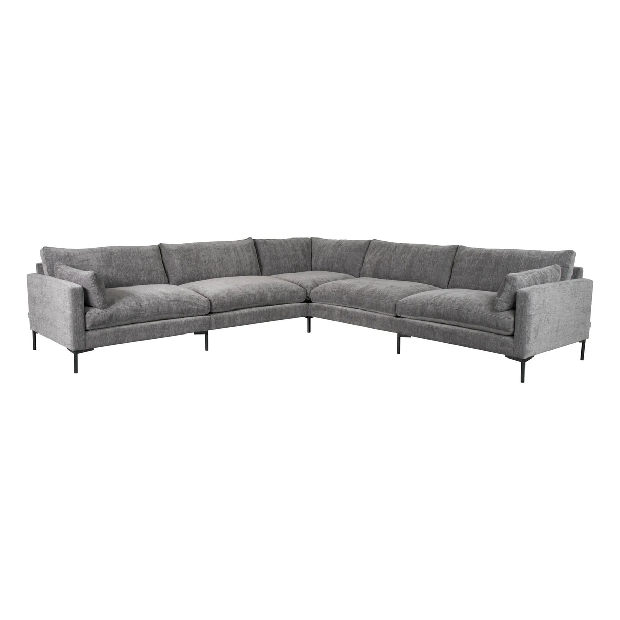 Summer 7-Sitzer Sofa Anthrazit 318x32cm von Zuiver – Produktbild 2