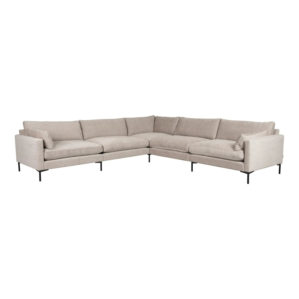 Summer 7-Sitzer Sofa Latte 318x32cm von Zuiver – Produktbild 1