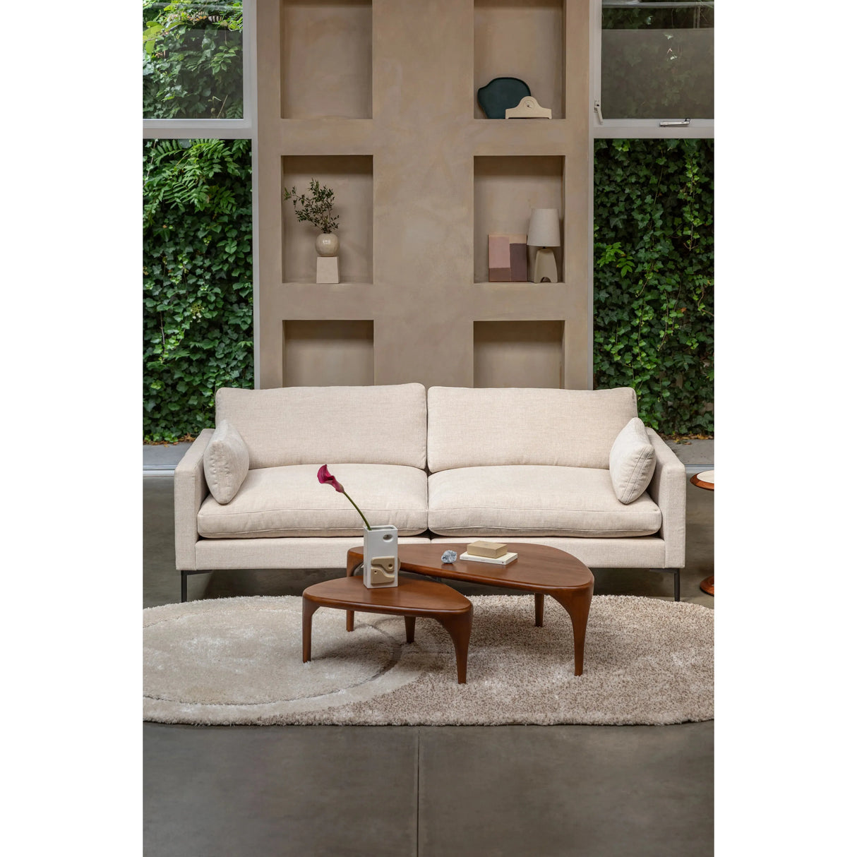 Summer Sofa 3-Sitzer Cream 230x101cm von Zuiver – Produktbild 6