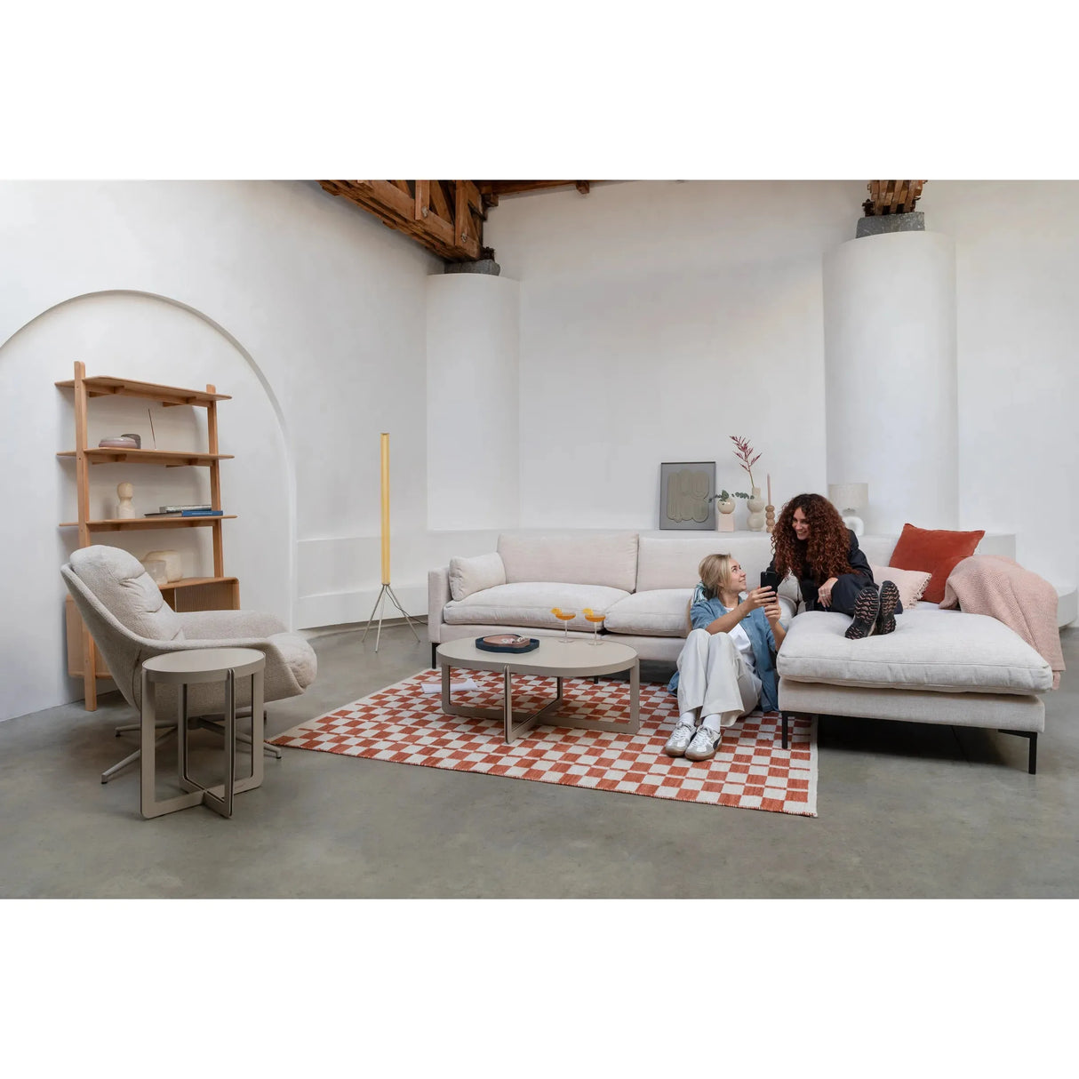 Summer Sofa 4,5-Sitzer Creme 335x101cm von Zuiver – Produktbild 11