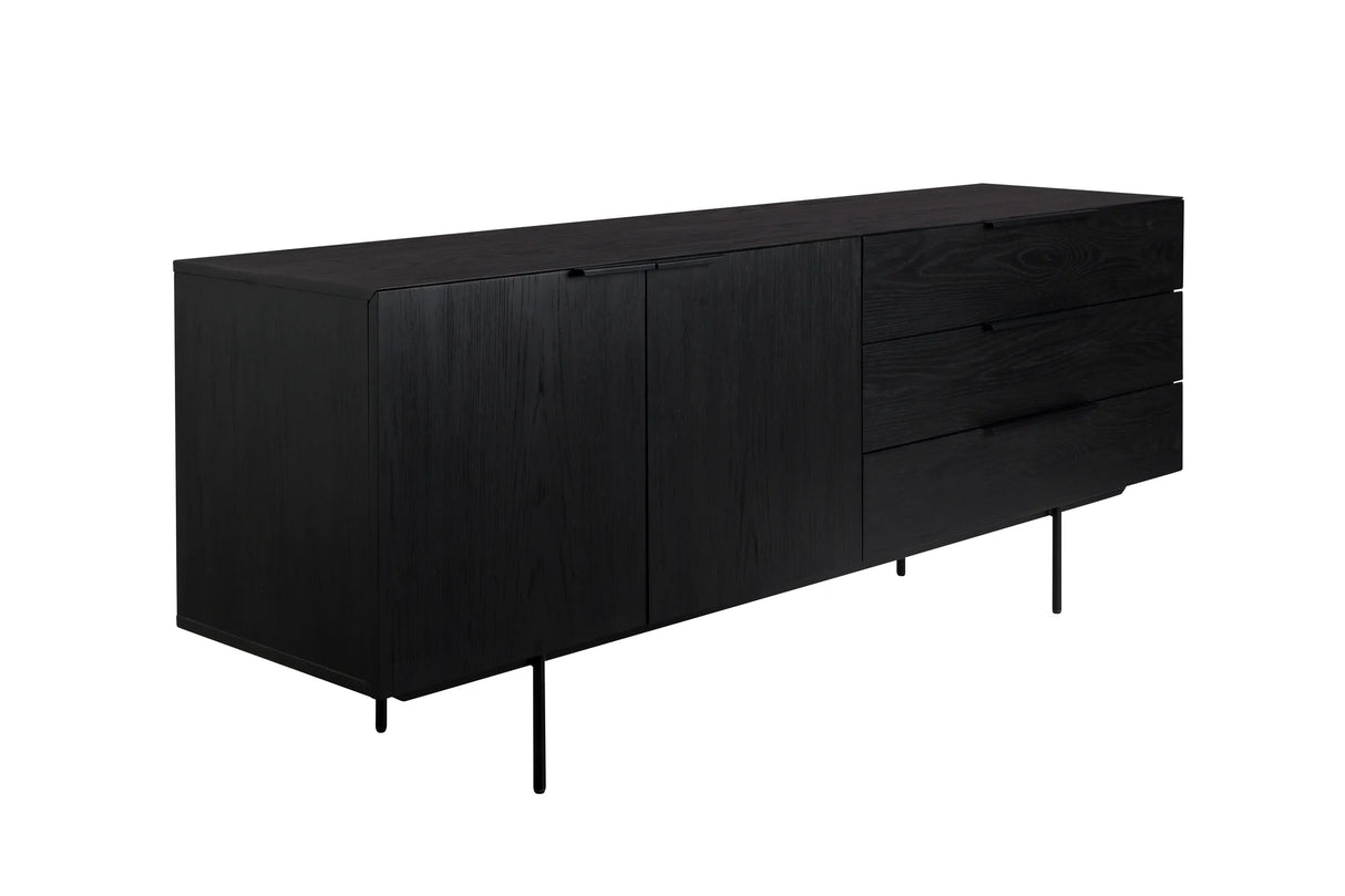Travis Sideboard Schwarze Eiche 180x45x71 cm von Zuiver – Produktbild 2