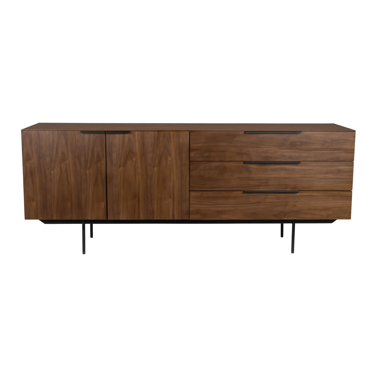 Travis Sideboard Walnuss 180x45x71 cm von Zuiver – Produktbild 1