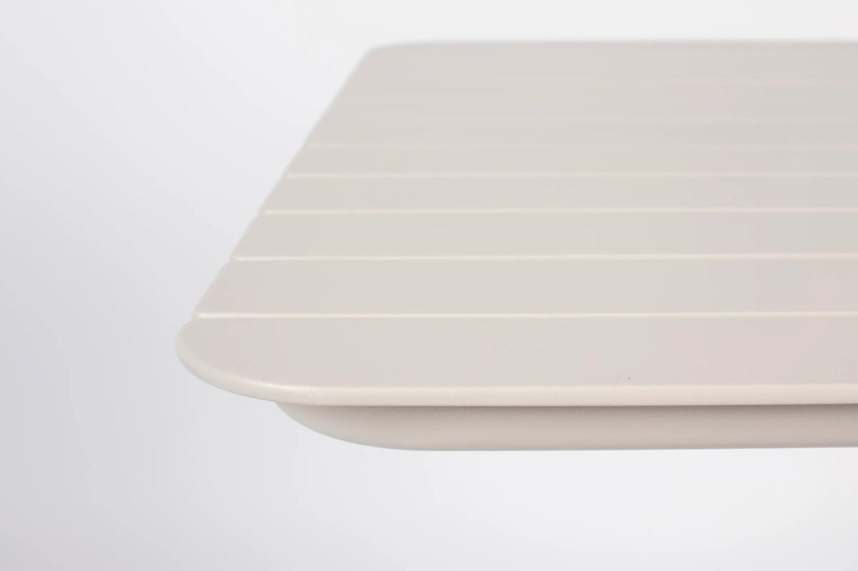 Vondel Bistro Garten Tisch 71x71 Lehmweiß von Zuiver – Produktbild 3