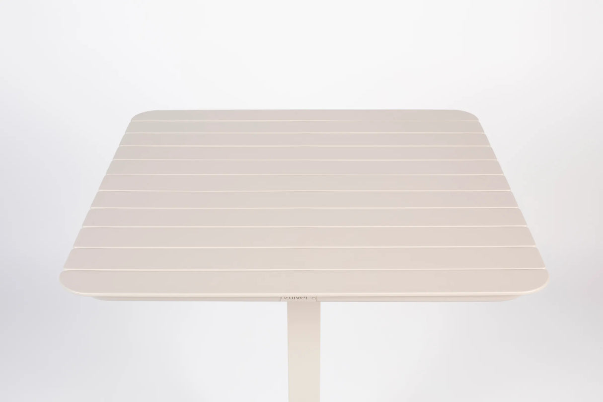 Vondel Bistro Garten Tisch 71x71 Lehmweiß von Zuiver – Produktbild 4