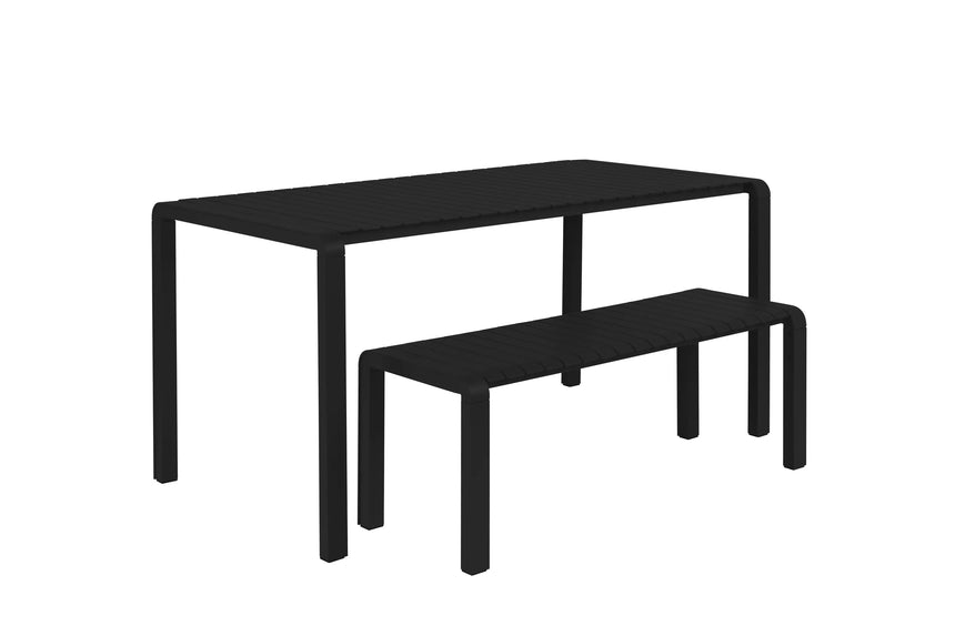 Vondel Gartentisch Schwarz 168,5x87 von Zuiver – Produktbild 3