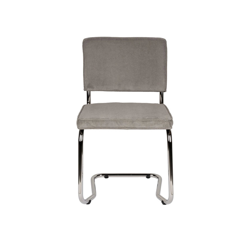 Ridge Rib Kink Essstuhl Hellgrau – Bild 2
