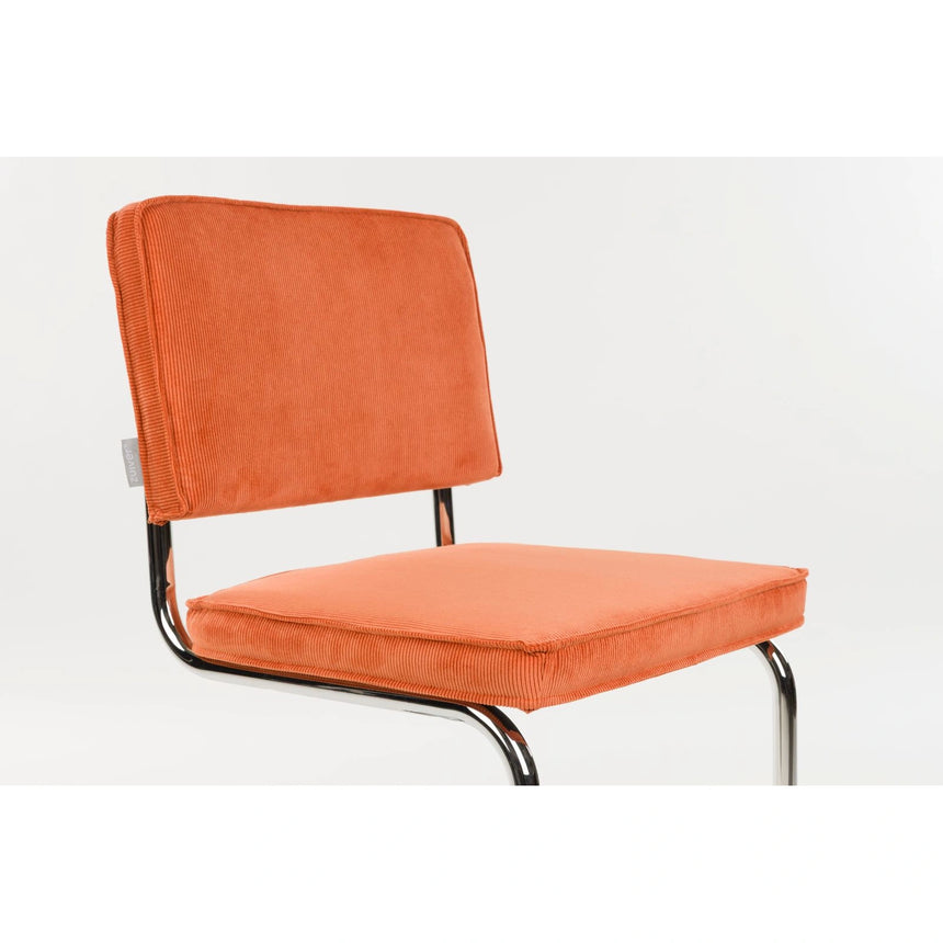 Ridge Rib Kink Essstuhl Orange – Bild 4