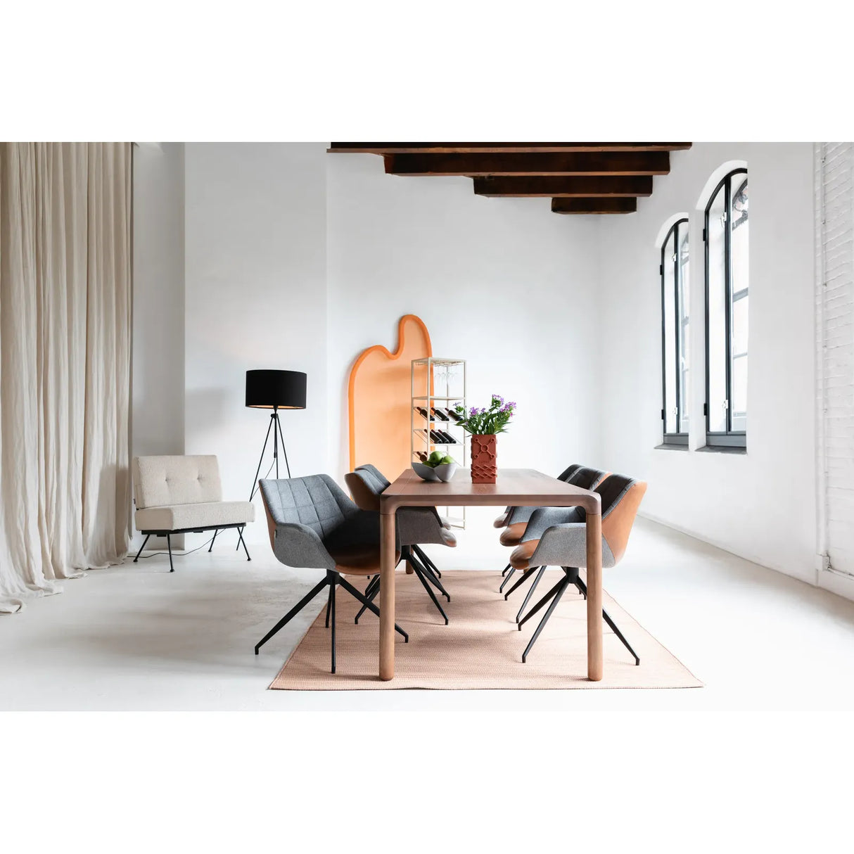 Storm Tisch aus Holz in verschiedenen Farben 220x90 cm - ZEN ZONE Furniture