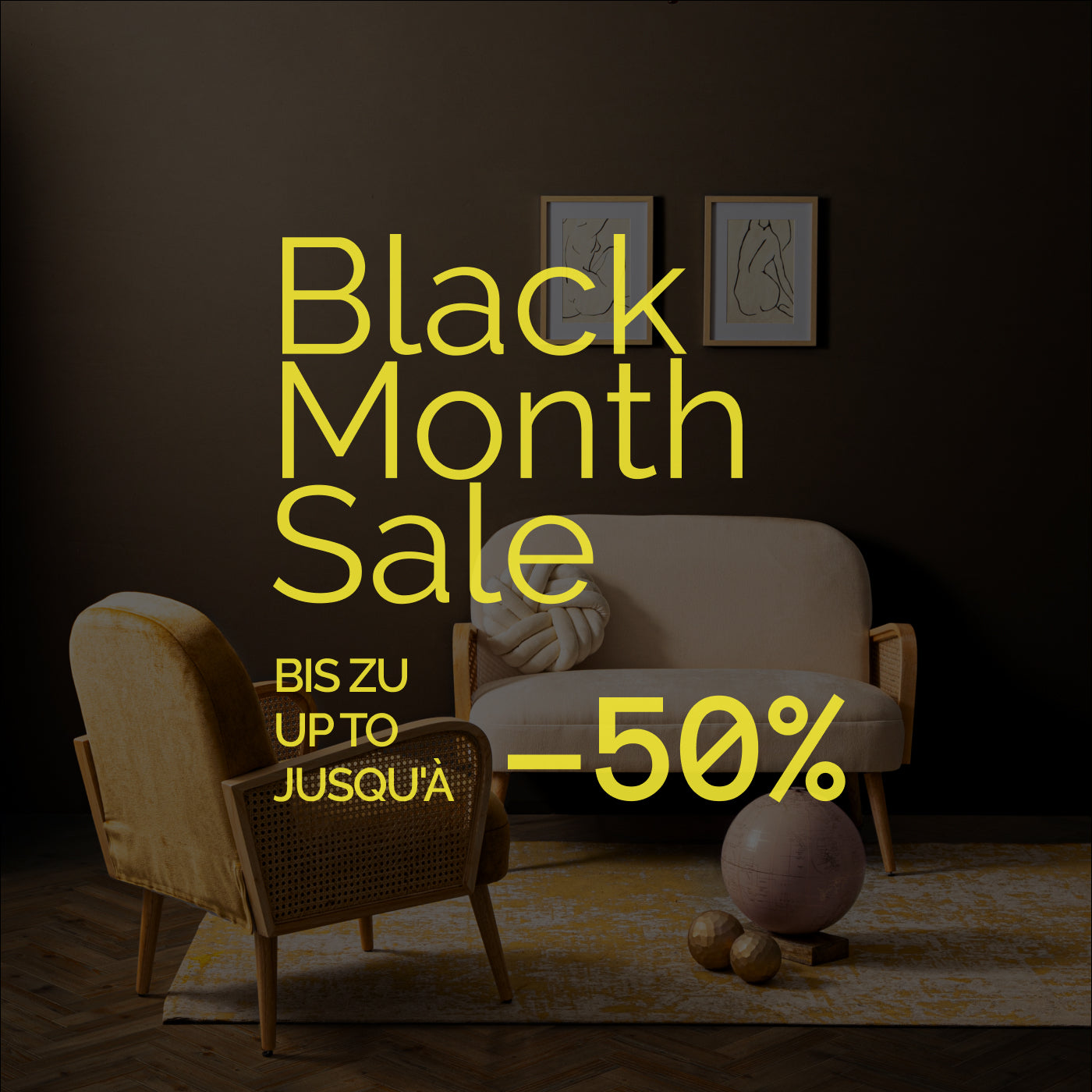 Black Month Sale: Möbel bis zu -50% reduziert! Jetzt Lieblingsmarken entdecken
