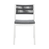 Alvin Stuhl mit Kissen Weiss/Dunkelgrau - ZEN ZONE Furniture
