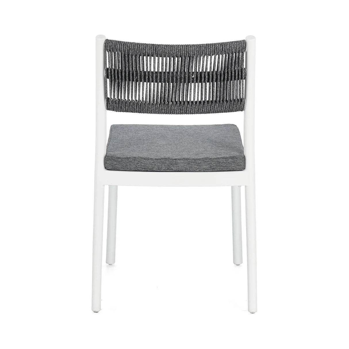 Alvin Stuhl mit Kissen Weiss/Dunkelgrau - ZEN ZONE Furniture