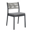 Alvin Stuhl mit Kissen Anthrazit/Hellgrau - ZEN ZONE Furniture