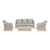 Garten-Sofa 3-Sitzer mit Kissen Aditya New - ZEN ZONE Furniture